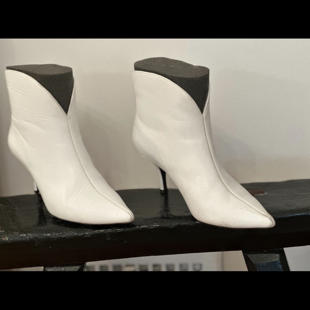 Anine Bing White Ankle Boots Purchased in SOHO- these are comfortable and chic!